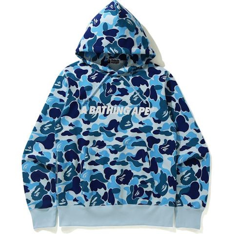 BAPE ABC Camo Pullover Hoodie Blue