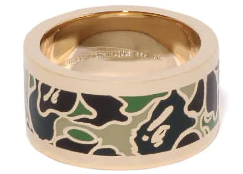 BAPE ABC Camo Ring Gold