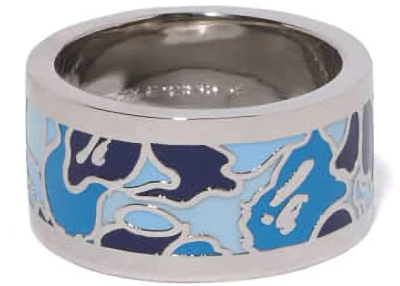 BAPE ABC Camo Ring Silver