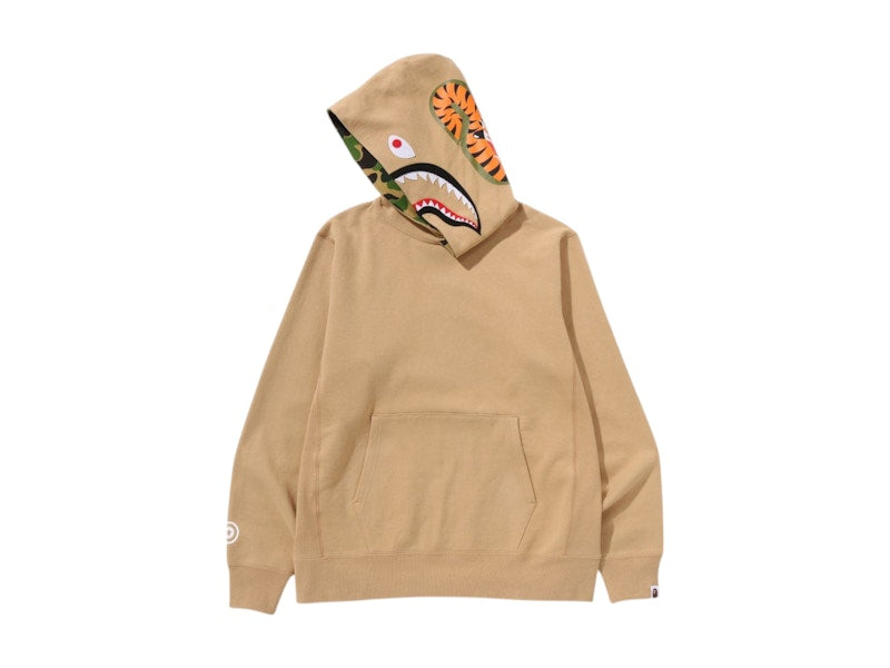 BAPE ABC Camo Shark Pullover Hoodie (SS25) Beige