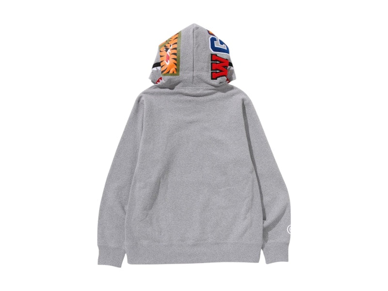 BAPE ABC Camo Shark Pullover Hoodie (SS25) Gray