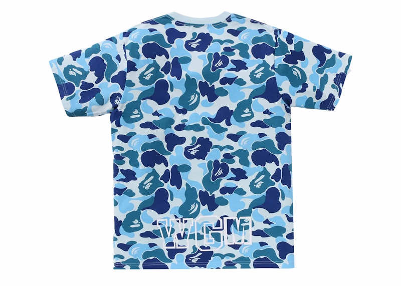 BAPE ABC Camo Shark Tee Blue