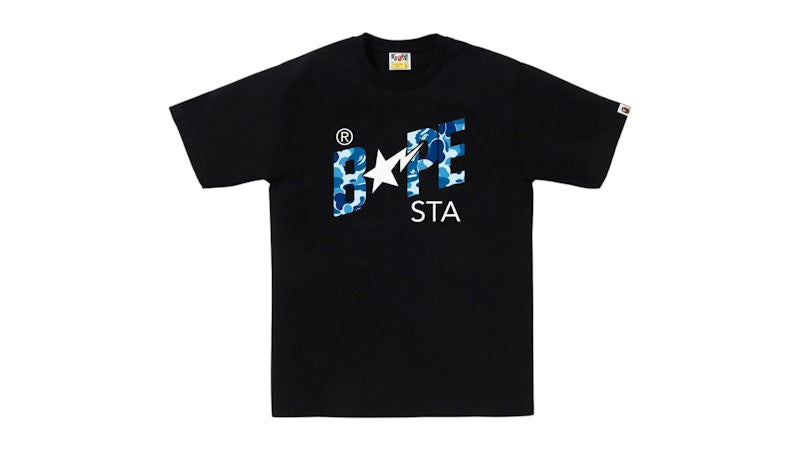 BAPE ABC Camo Sta Logo Tee Bkxbl