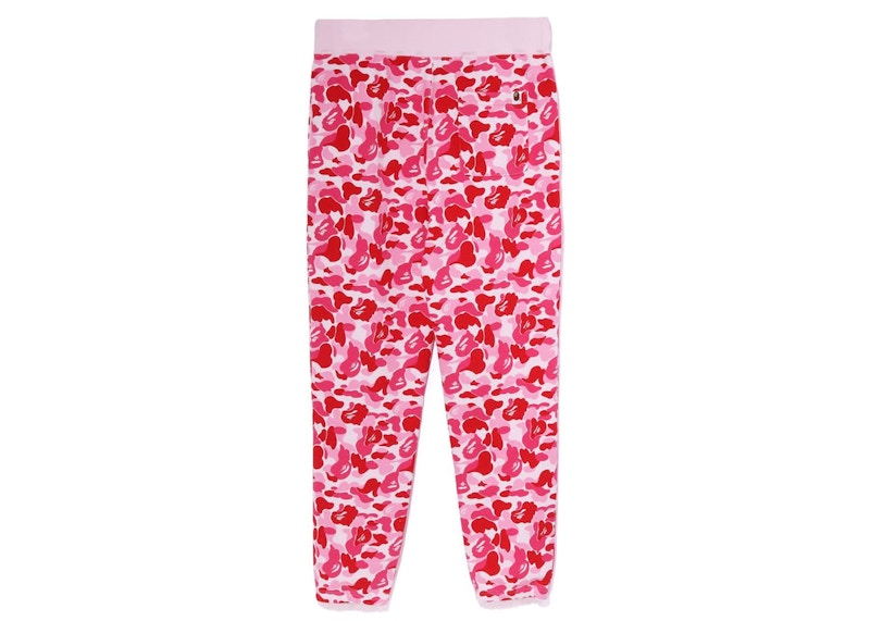 BAPE ABC Camo Sweatpants Pink