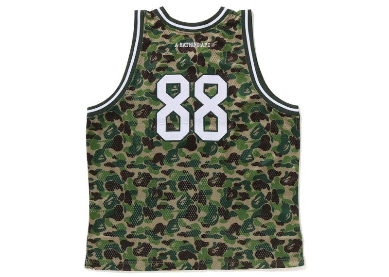 BAPE ABC Camo Tank Top Green
