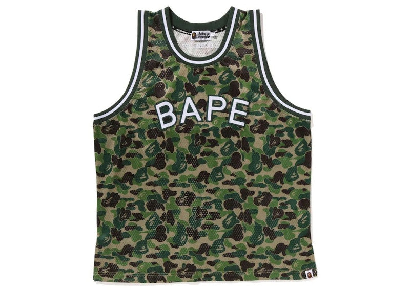BAPE ABC Camo Tank Top Green