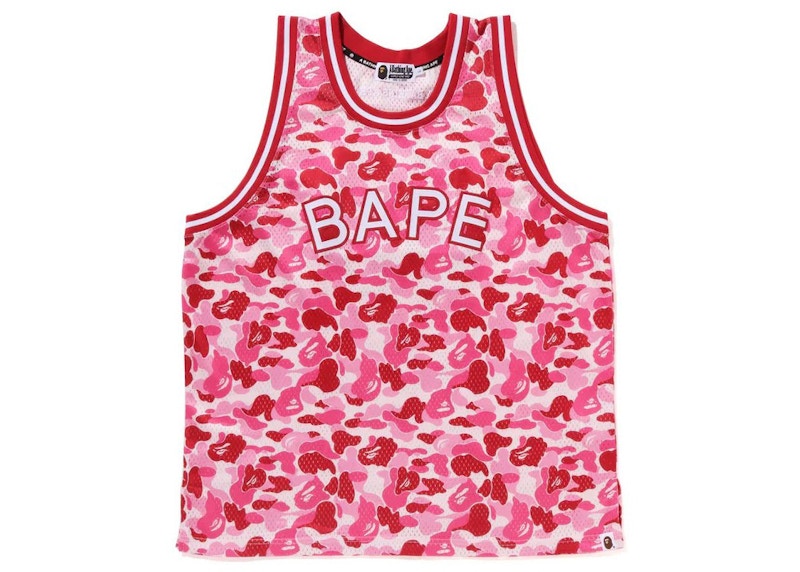 BAPE ABC Camo Tank Top Pink
