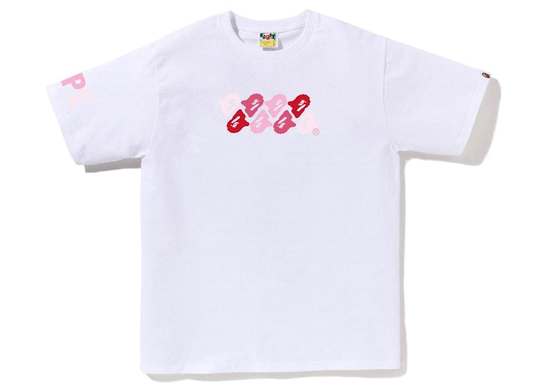 BAPE ABC Camo Tee White/Pink
