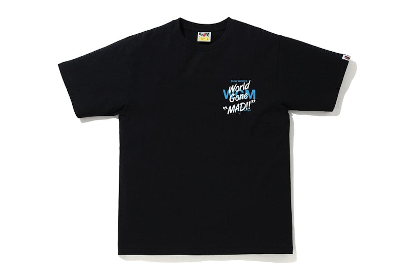 BAPE ABC Camo WGM Ape Head Tee Black/Blue