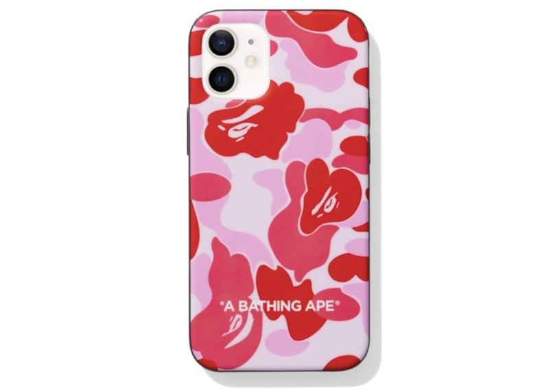 BAPE ABC Camo iPhone 12 Mini Case Pink