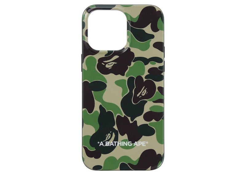 BAPE ABC Camo iPhone 14 Pro Max Case Green