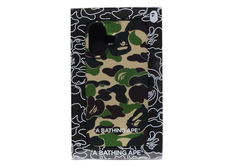 BAPE ABC Camo iPhone 16 Case Green