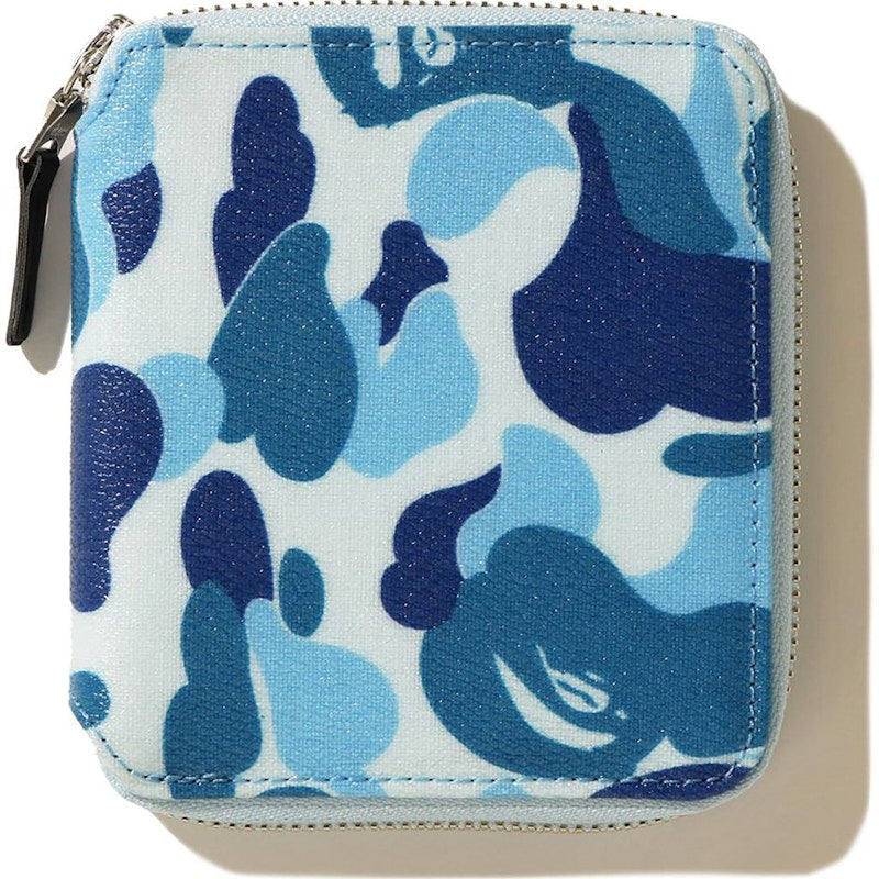 BAPE ABC Canvas (M) Wallet Blue