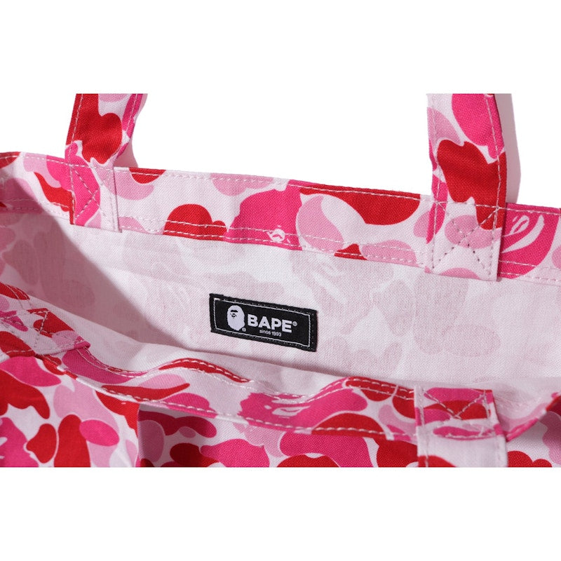 BAPE ABC Clear Tote Bag Pink
