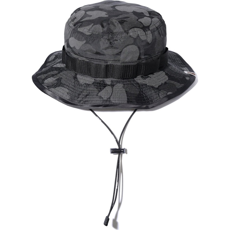 BAPE ABC Dot Reflective Boonie Hat Black