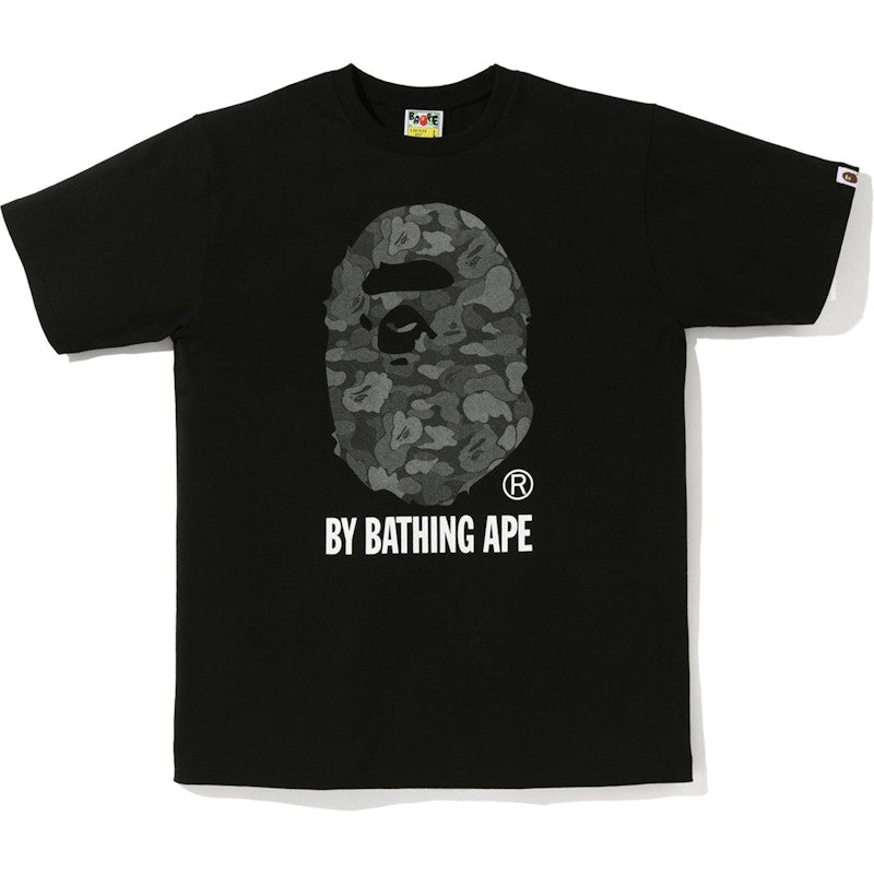 BAPE ABC Dot Reflective By Bathing Tee Black