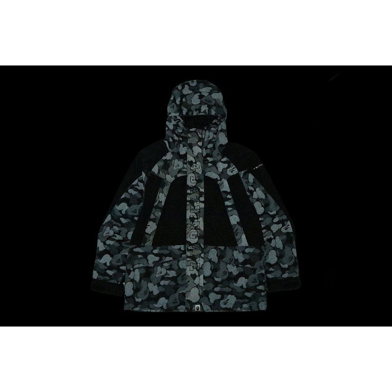 BAPE ABC Dot Reflective Camo Snowboard Jacket Black