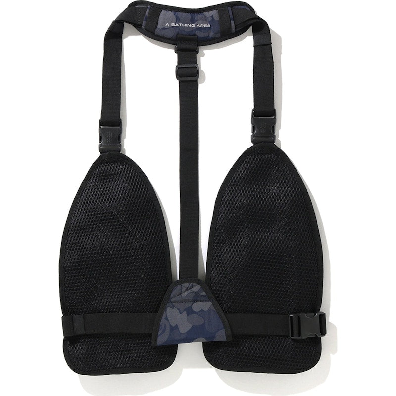 BAPE ABC Dot Reflective Camo Vest Navy