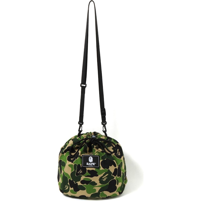 BAPE ABC Drawstring Bag Green