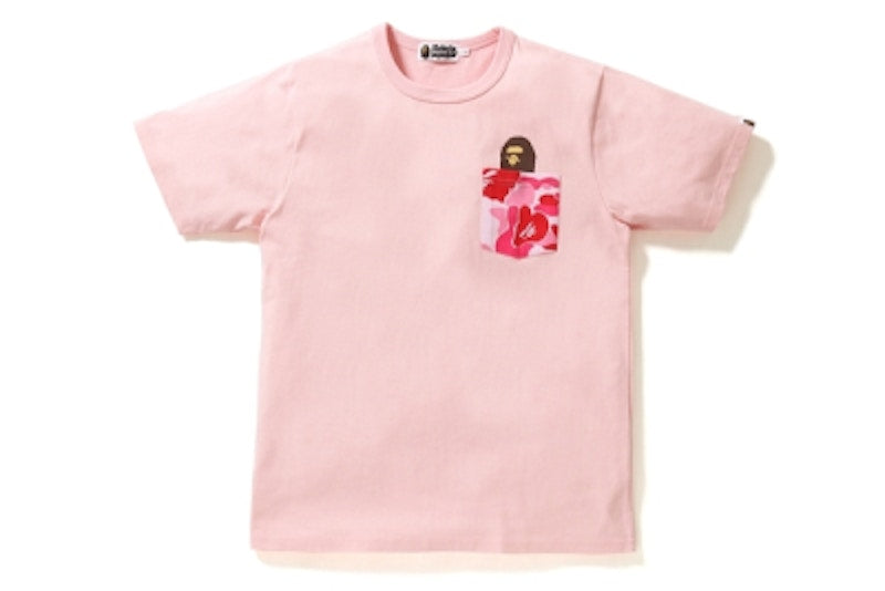 BAPE ABC Pocket Tee Pink/Pink