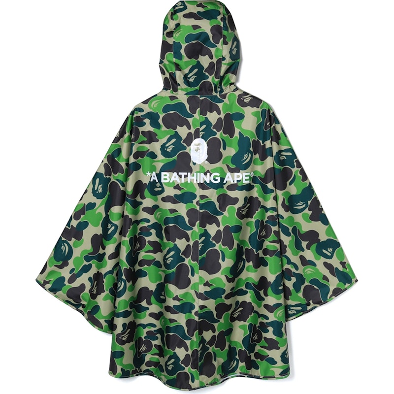 BAPE ABC Raincoat Green