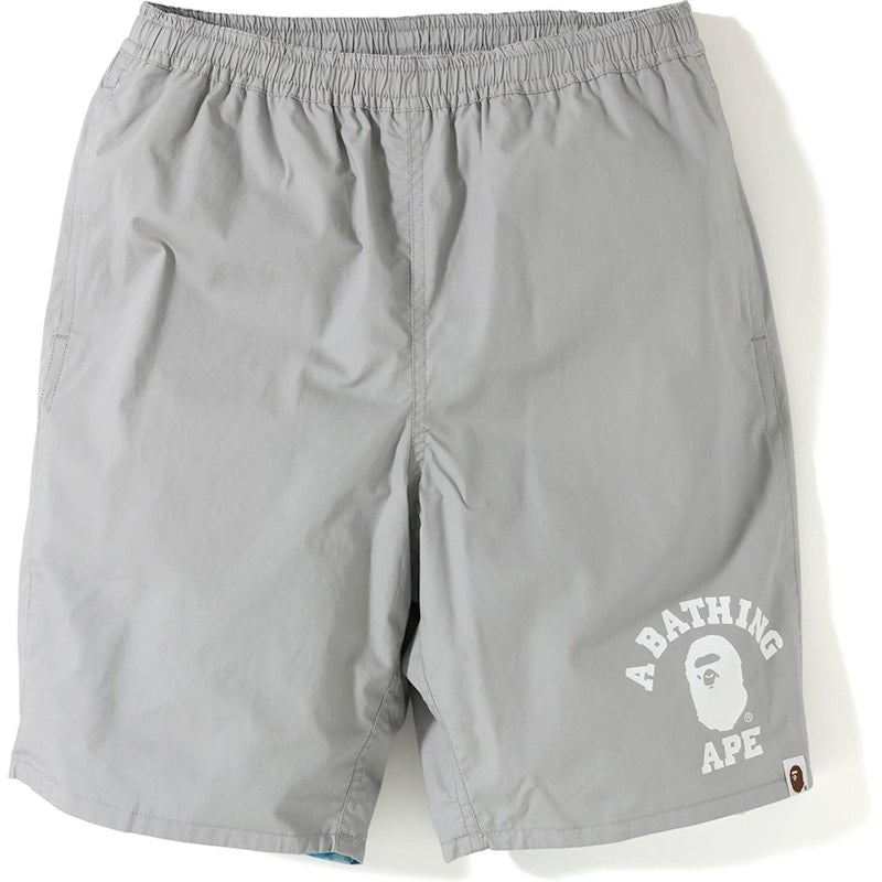 BAPE ABC Reversible Shorts Grey/Blue