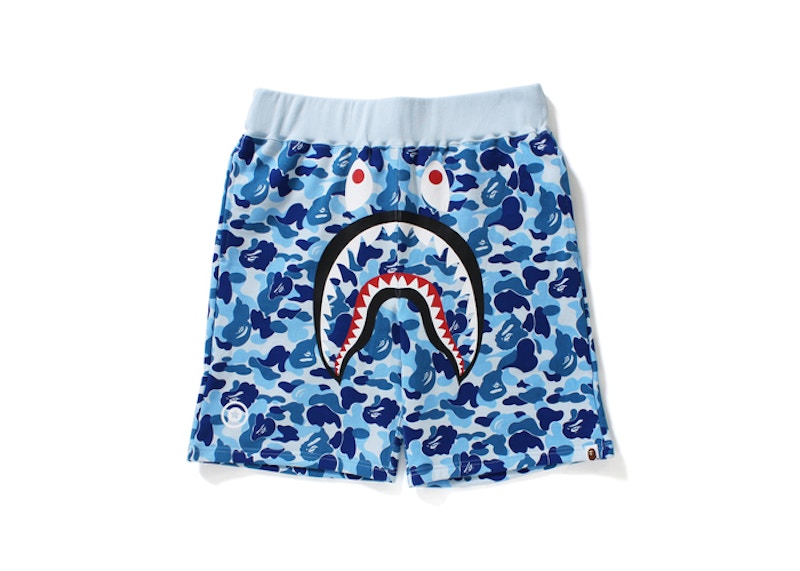 BAPE ABC Shark Sweat Shorts Blue