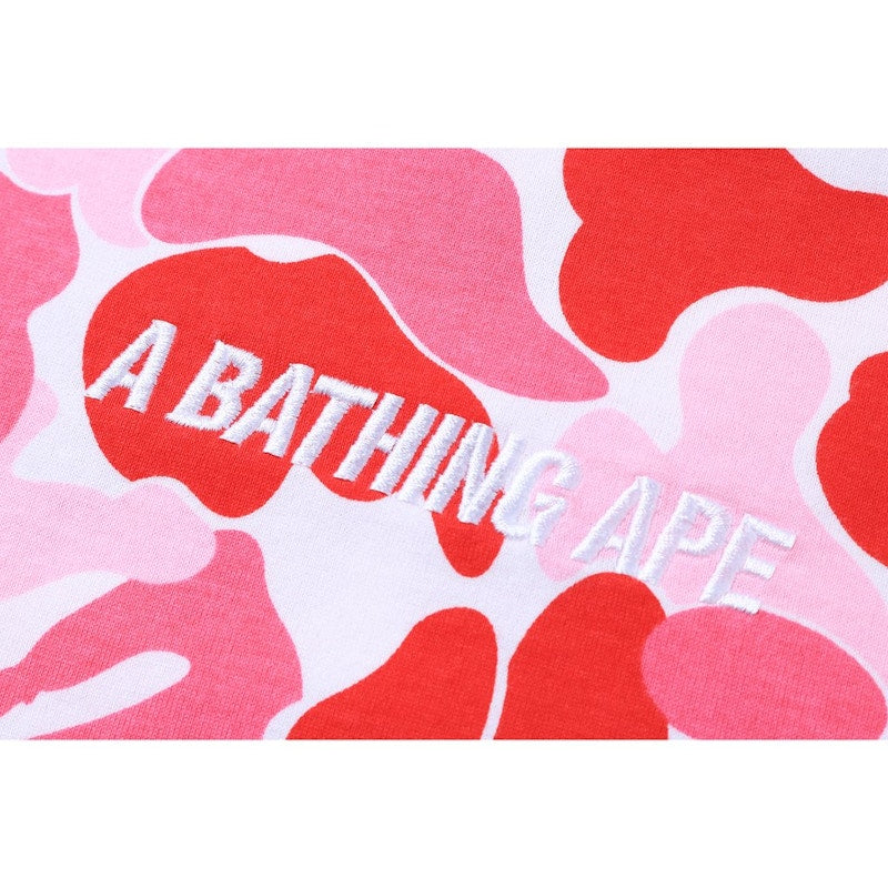 BAPE ABC Wide A Bathing Ape Tee Pink