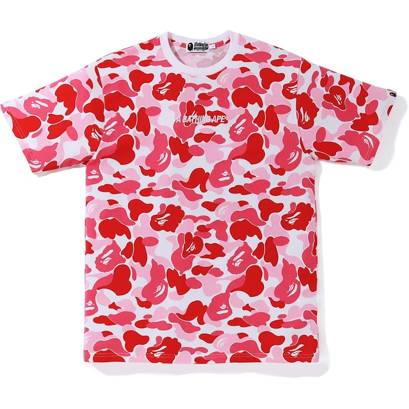 BAPE ABC Wide A Bathing Ape Tee Pink