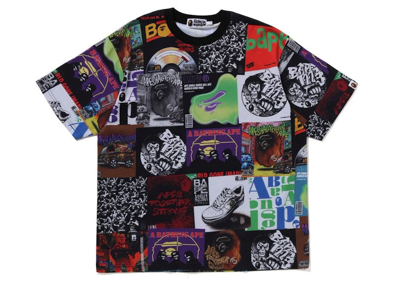 BAPE Album Monogram Tee Multicolor