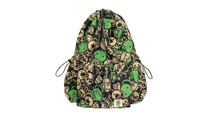 BAPE All Friends Large Backpack Green