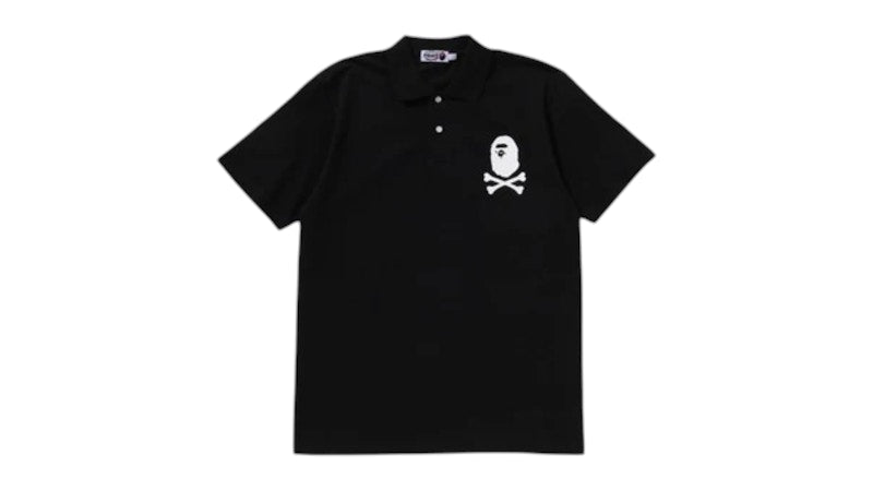 BAPE Ape Crossbone Polo Black