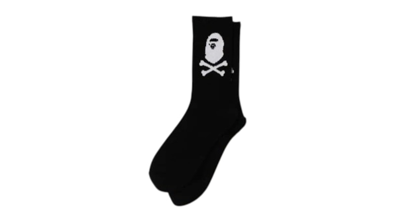 BAPE Ape Crossbone Socks Black