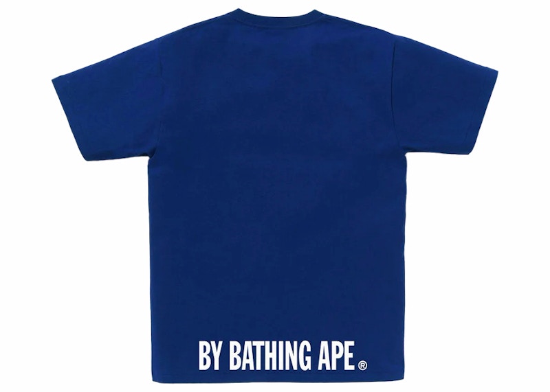 BAPE Ape Face Sta Tee Blue