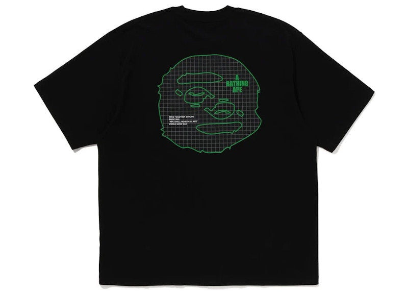 BAPE Ape Head Bape Relaxed Fit Tee Black
