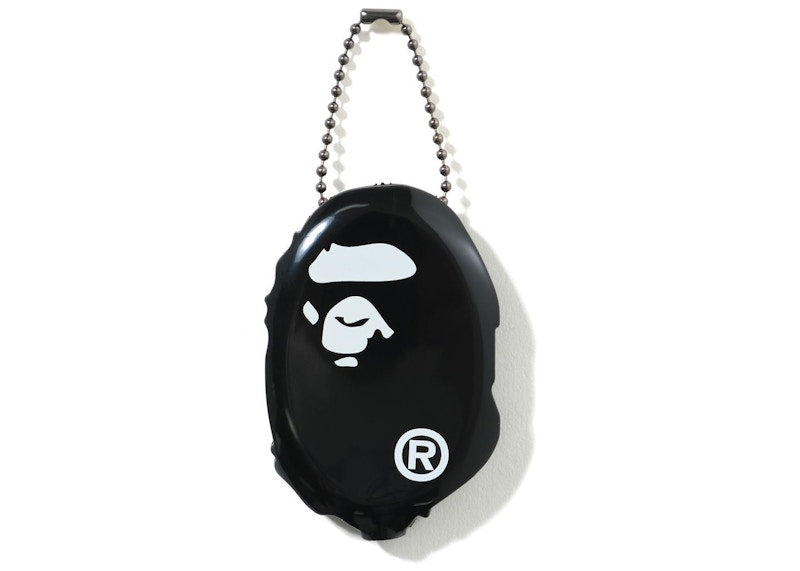 BAPE Ape Head Coin Case Black