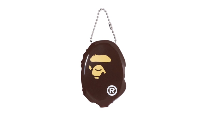 BAPE Ape Head Coin Case (FW25) Brown