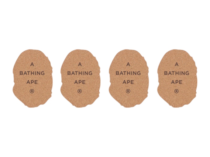 BAPE Ape Head Cork Coaster Multicolor