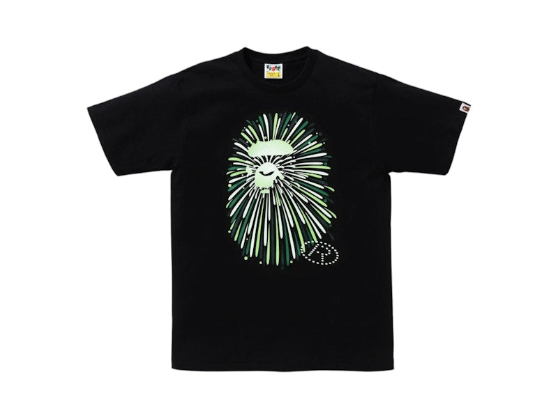 BAPE Ape Head Firework I Tee Black/Green