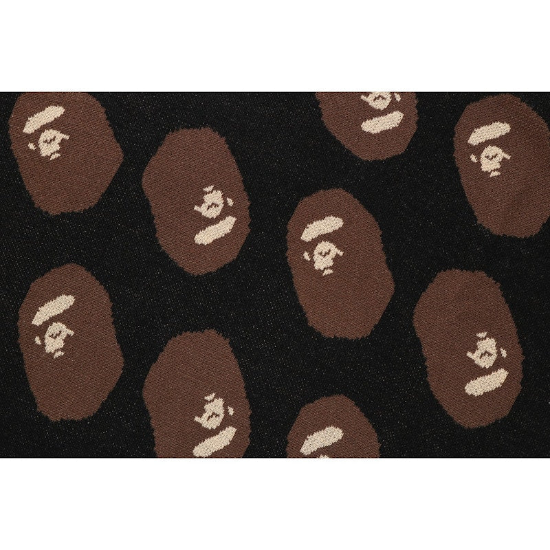 BAPE Ape Head Knit Black