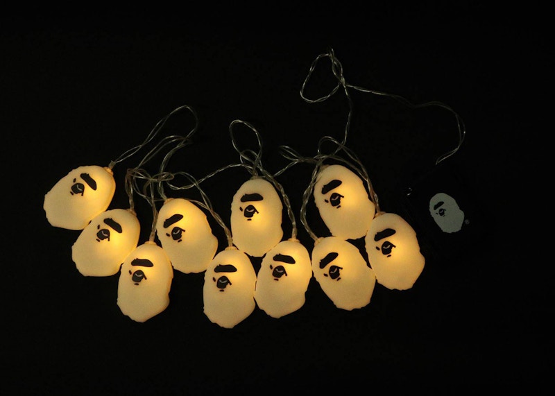 BAPE Ape Head Led Garland Light Yellow