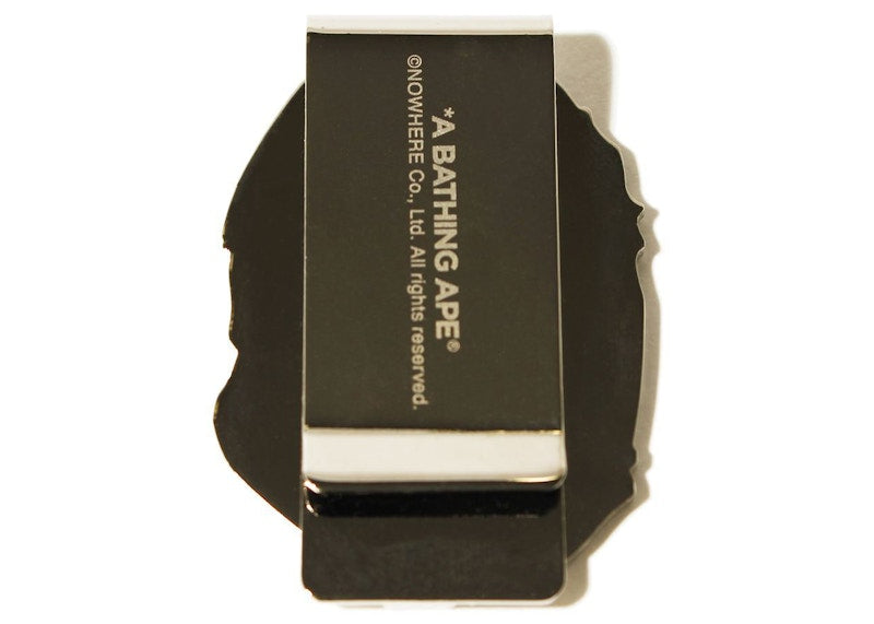 BAPE Ape Head Money Clip Silver