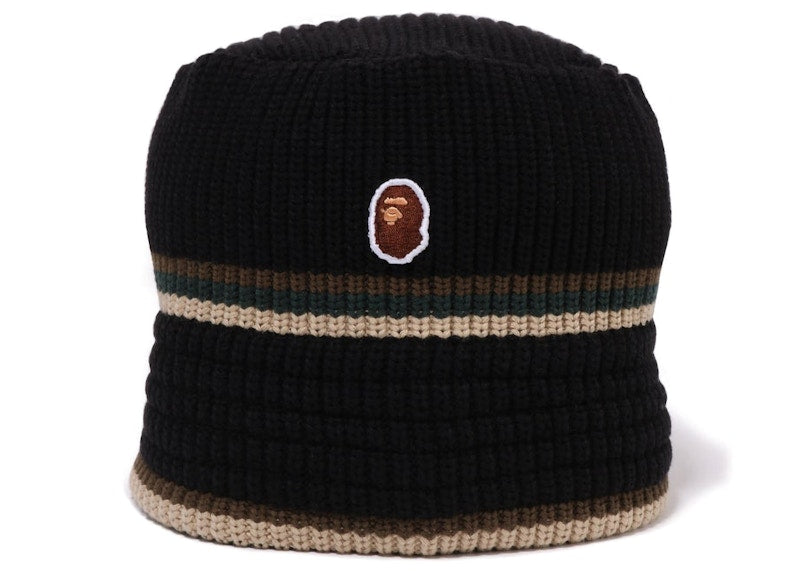 BAPE Ape Head One Point Crusher Hat Black