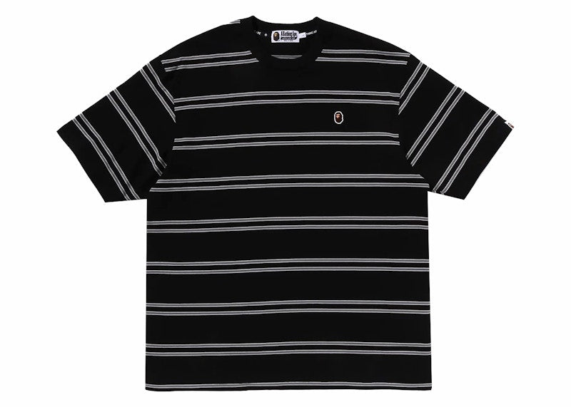 BAPE Ape Head One Point Hoop Relaxed Fit Tee Black