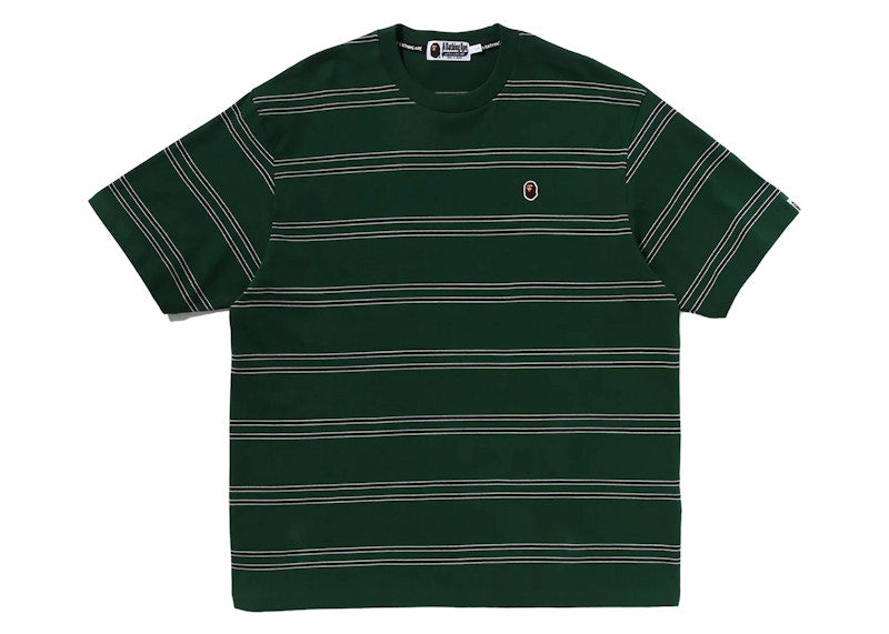 BAPE Ape Head One Point Hoop Relaxed Fit Tee Green