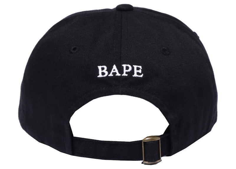 BAPE Ape Head One Point Panel Cap (SS22) Black