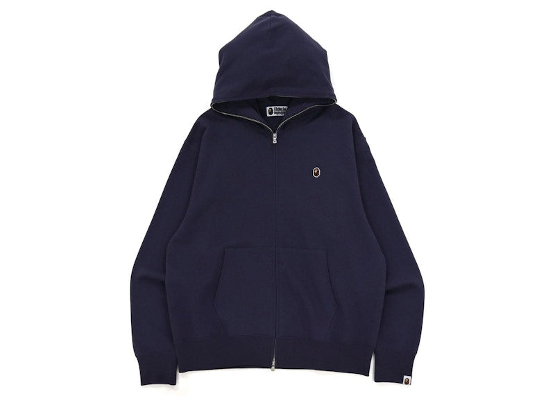 BAPE Ape Head One Point Relaxed Fit Full Zip Hoodie Purple