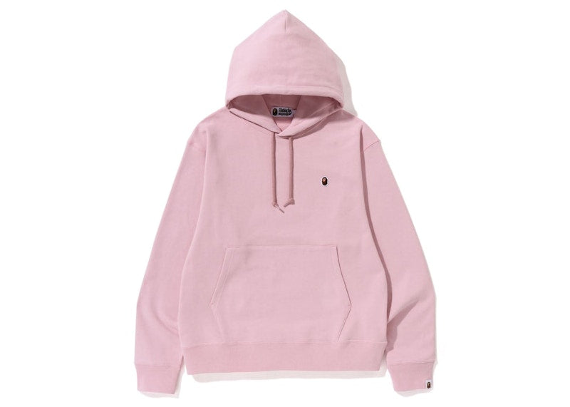 BAPE Ape Head One Point Relaxed Fit Pullover Hoodie (SS23) Pink