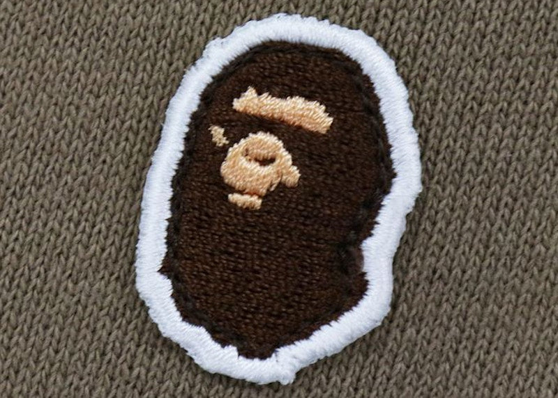 BAPE Ape Head One Point Sweat Pants (FW21) Beige