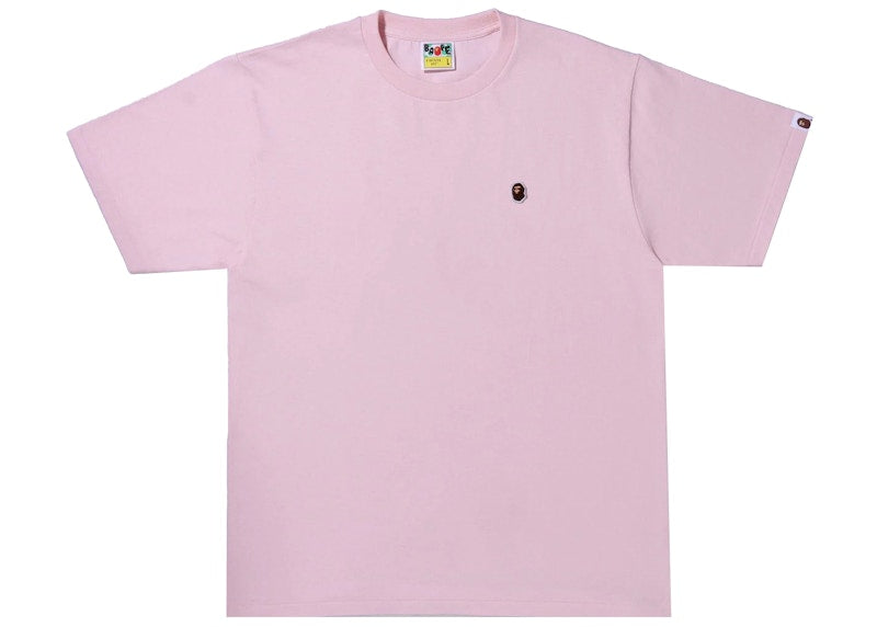 BAPE Ape Head One Point Tee Pink